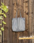 REER Geanta de cumparaturi Growing din plastic reciclat cu prindere pe carucior Gri