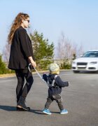 REER Ham de siguranta si mers pentru bebelusi reglabil cu frau de ghidare detasabil Travelkid Go