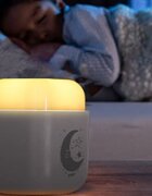 REER Lampa de noapte 2 in 1 SleepLight Gri deschis