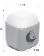 REER Lampa de noapte 2 in 1 SleepLight Gri deschis