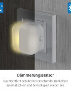 REER Lampa de noapte 2 in 1 SleepLight Gri deschis