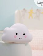 REER Lampa de veghe cu LED cu oprire cronometrata forma nor alba Lumilu Sweet Dreams Cloud