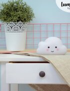 REER Lampa de veghe cu LED cu oprire cronometrata forma nor alba Lumilu Sweet Dreams Cloud