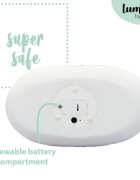 REER Lampa de veghe cu LED cu oprire cronometrata forma nor alba Lumilu Sweet Dreams Cloud