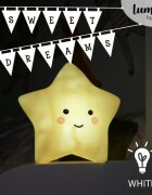 REER Lampa de veghe cu LED cu oprire cronometrata forma stea galbena Lumilu Sweet Dreams Star