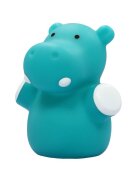 REER Lampa de veghe cu LED forma hipopotam albastru Lumilu Mini Zoo Hippo