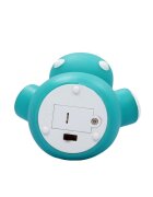 REER Lampa de veghe cu LED forma hipopotam albastru Lumilu Mini Zoo Hippo