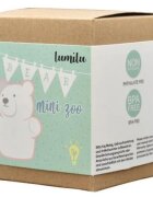 REER Lampa de veghe cu LED forma ursulet alba Lumilu Mini Zoo Bear