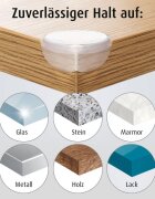 REER Pachet economic 12 protectii universale pentru colturi din plastic transparent cu banda adeziva rezistente la muscaturi fara PVC