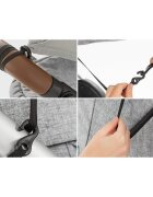 REER Parasolar premium pentru carucioare ShineSafe Premium protectie solara UPF 50+ Gri