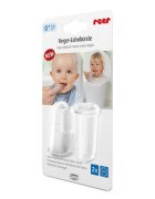 REER Periuta de dinti din silicon pentru folosire pe deget 2 bucati 79249