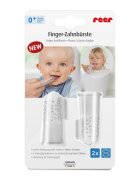 REER Periuta de dinti din silicon pentru folosire pe deget 2 bucati 79249