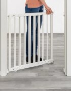 REER Poarta de siguranta Basic White de perete reglabila 63-106 cm