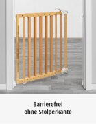 REER Poarta de siguranta Basic Wooden de perete reglabila 63-106 cm