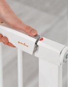 REER Poarta de siguranta pentru copii 75-81 cm extensibila metal alb Guardino