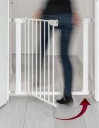 REER Poarta de siguranta pentru copii 75-81 cm extensibila metal alb Guardino
