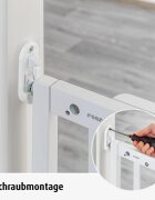 REER Poarta de siguranta White de perete reglabila 63-1035 cm