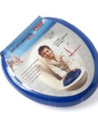 REER Reductor scaun toaleta pentru copii buretat ergonomic portabil 28 x 29 cm albastru