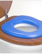 REER Reductor scaun toaleta pentru copii buretat ergonomic portabil 28 x 29 cm albastru