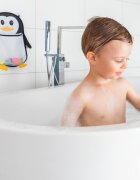 REER Saculet din plasa pentru jucarii de baie prindere cu ventuze My Happy Pingu