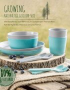 REER Set 2 farfurii Growing Plate bluegrey