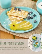 REER Set 2 farfurii Growing Plate bluegrey