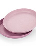 REER Set 2 farfurii Growing Plate pink