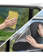 REER Set 2 parasolare auto cu lipire fara ventuze TravelKid Sun Pure 86121