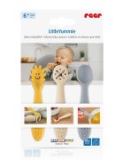 REER Set 3 lingurite din silicon LittleYummie pentru bebelusi 6+ luni