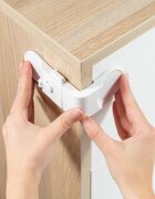 REER Set 3 sigurante pentru blocare sertare si usi de dulapuri 71080