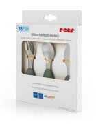 REER Set 3 tacamuri din otel inoxidabil manere din silicon fara BPA lavabile in masina de spalat vase