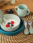 REER Set 3 tacamuri din otel inoxidabil manere din silicon fara BPA lavabile in masina de spalat vase