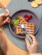 REER Set 3 tacamuri din otel inoxidabil manere din silicon fara BPA lavabile in masina de spalat vase