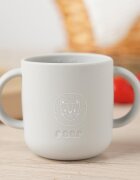 REER Set 4 piese vesela din silicon pentru copii fara BPA lavabile in masina de spalat vase Bej