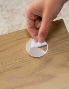 REER Set 4 protectii universale pentru colturi din plastic transparent cu banda adeziva rezistente la muscaturi fara PVC 82049