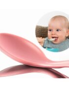 REER Set 5 lingurite hranire bebelusi flexibile cu maner anatomic 3+ luni BabySpoon 23022