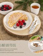 REER Set 5 piese Growing vesela pentru mancarea copiilor din materiale naturale