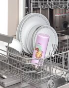 REER Sticla de baut cu pai din otel inoxidabil 350ml violet