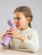 REER Sticla de baut cu pai din otel inoxidabil 350ml violet