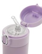 REER Sticla de baut cu pai din otel inoxidabil 350ml violet