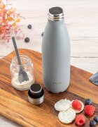 REER Sticla termoizolanta din otel inoxidabil vidat Colour 500 ml gri