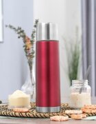 REER Sticla termos din otel inoxidabil vidat Colour 450 ml rosu
