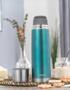 REER Sticla termos din otel inoxidabil vidat ColourCup 450 ml albastru