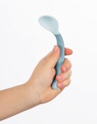REER Tacamuri flexibile pentru copii lingurita si furculita fara BPA albastru 6+ luni