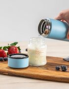 REER Termos din otel inoxidabil vidat ColourDesign 450 ml albastru