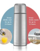 REER Termos din otel inoxidabil vidat Pure 90508