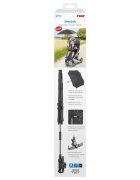 REER Umbreluta de soare ajustabila cu protectie solara UV 50+ pentru carucior bebelusi neagra ShineSafe Black 84151