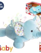 REIG MUSICALES Proiector elefantel de plus 25 cm cu cantece de leagan