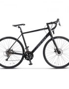 Rich Bicicleta Carpat Pro C27216C NegruGri de orassosea tip semicursiera roti 28 inch 16 viteze inaltime utilizator 170-195 cm greutate suportata 120 kg