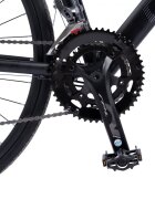 Rich Bicicleta Carpat Pro C27216C NegruGri de orassosea tip semicursiera roti 28 inch 16 viteze inaltime utilizator 170-195 cm greutate suportata 120 kg